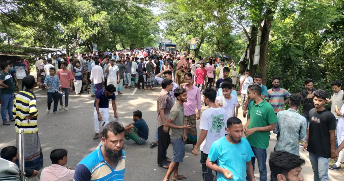 ভাঙ্গা থেকে দুটি ইউনিয়ন বিচ্ছিন্ন করার প্রতিবাদে বিক্ষোভ