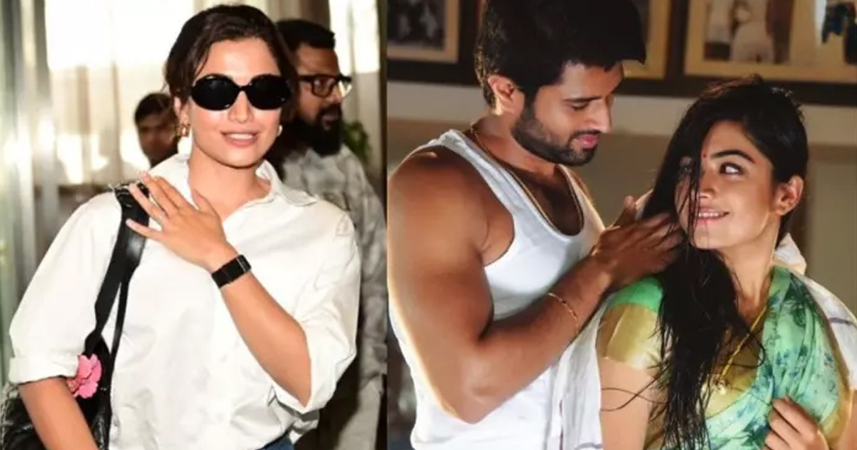 রাশমিকার হাতে কিসের আংটি? তবে কি গোপনেই সেরেছেন বাগদান