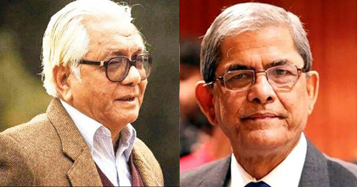 বদরুদ্দীন উমর আমৃত্যু জনগণের স্বার্থে রাজনীতি করে গেছেন: ফখরুল