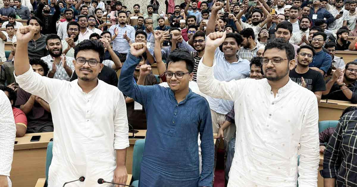 ডাকসুর শীর্ষ তিন পদেই শিবিরের জয়