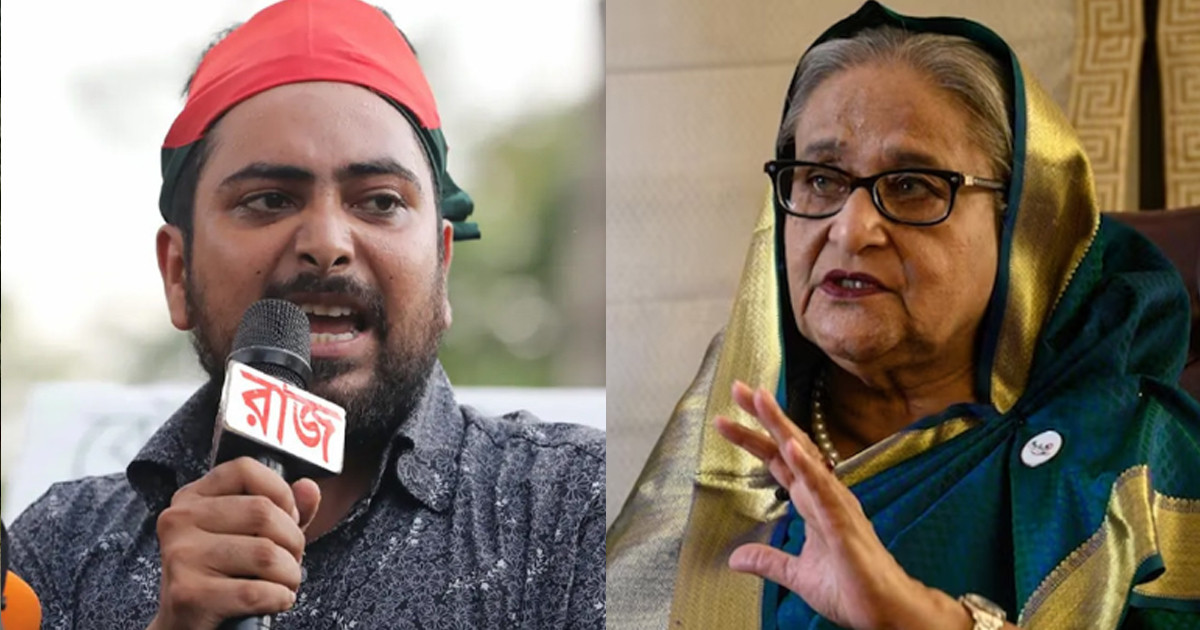 হাসিনার বিরুদ্ধে সাক্ষ্য দেবেন নাহিদ ইসলাম
