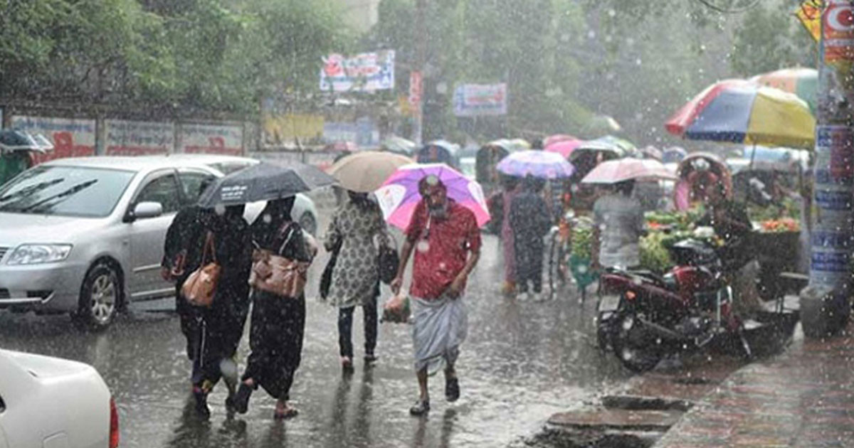 ঢাকার বৃষ্টি ও তাপমাত্রা নিয়ে আবহাওয়া অফিসের নতুন বার্তা