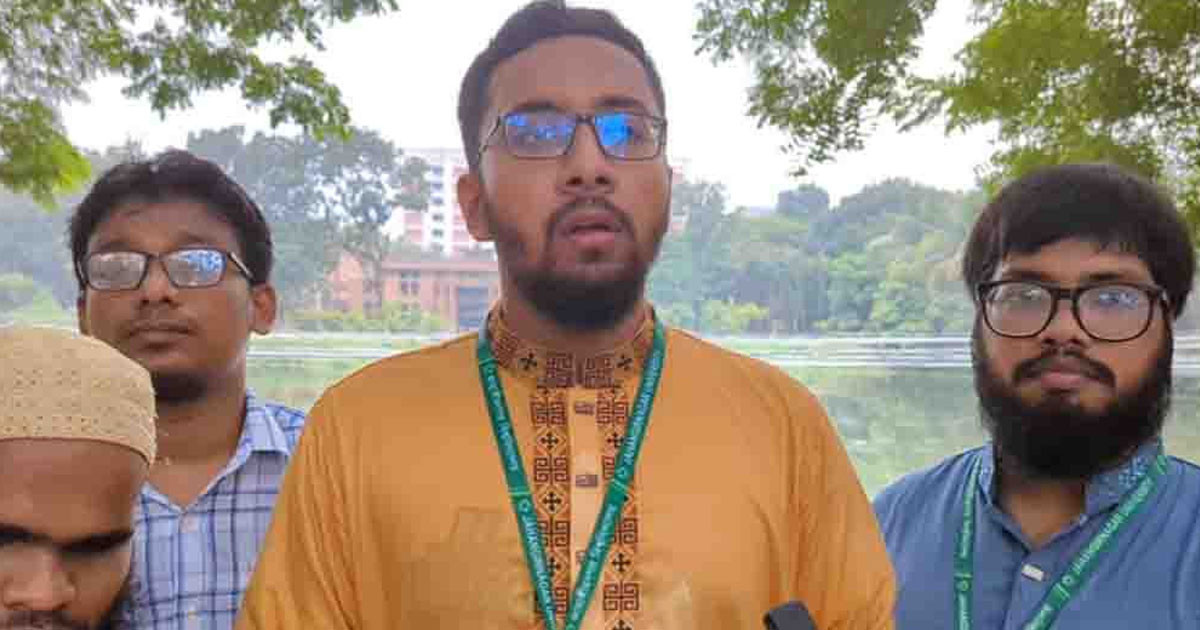 জাকসু নির্বাচন: ভোট দিলেন ছাত্রশিবির সমর্থিত জিএস পদপ্রার্থী মাজহারুল