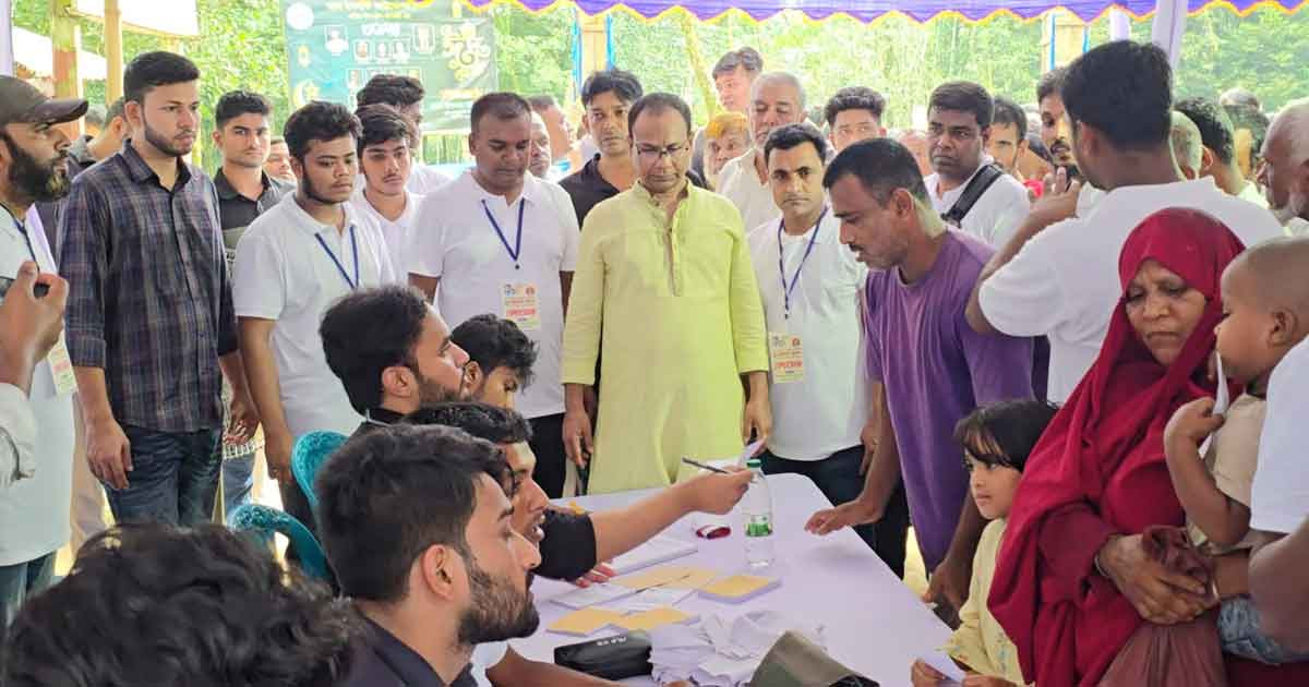 বিএনপির প্রতিষ্ঠাবার্ষিকী উপলক্ষে নরসিংদীতে ১৫০০ মানুষ পেলো বিনামূল্যে চিকিৎসা সেবা