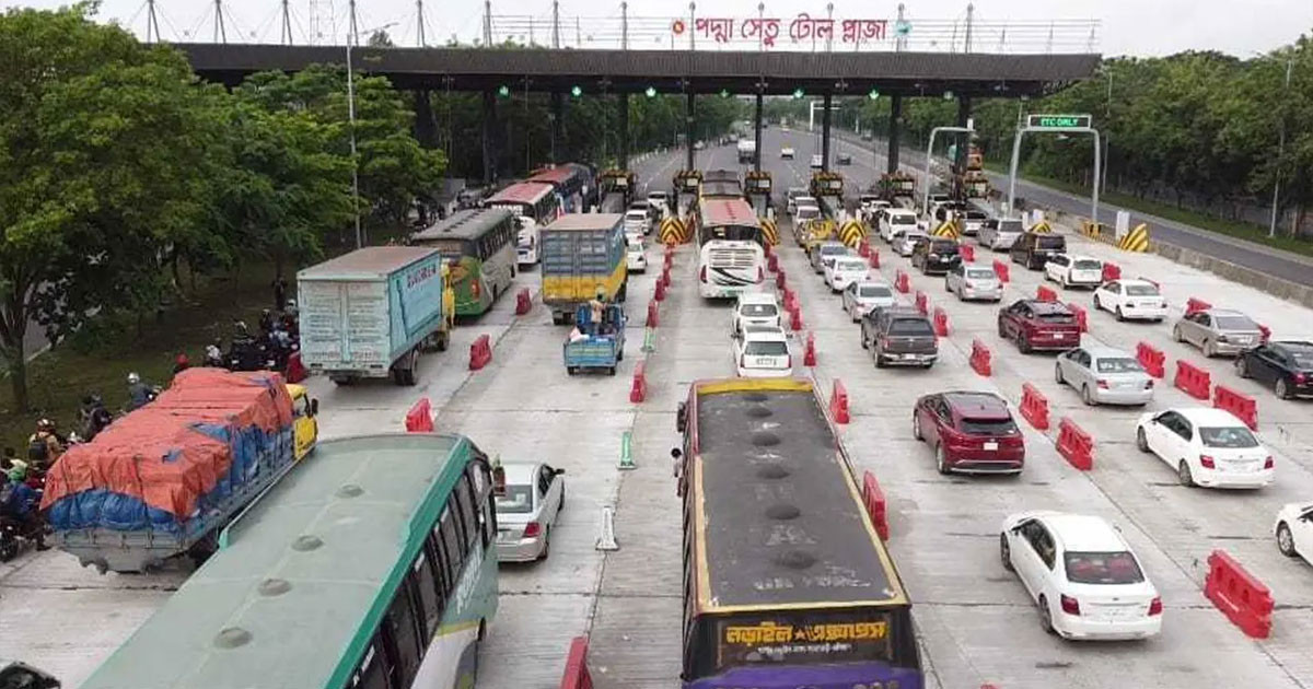 আজ থেকে পদ্মা সেতুতে স্বয়ংক্রিয়ভাবে টোল আদায় শুরু