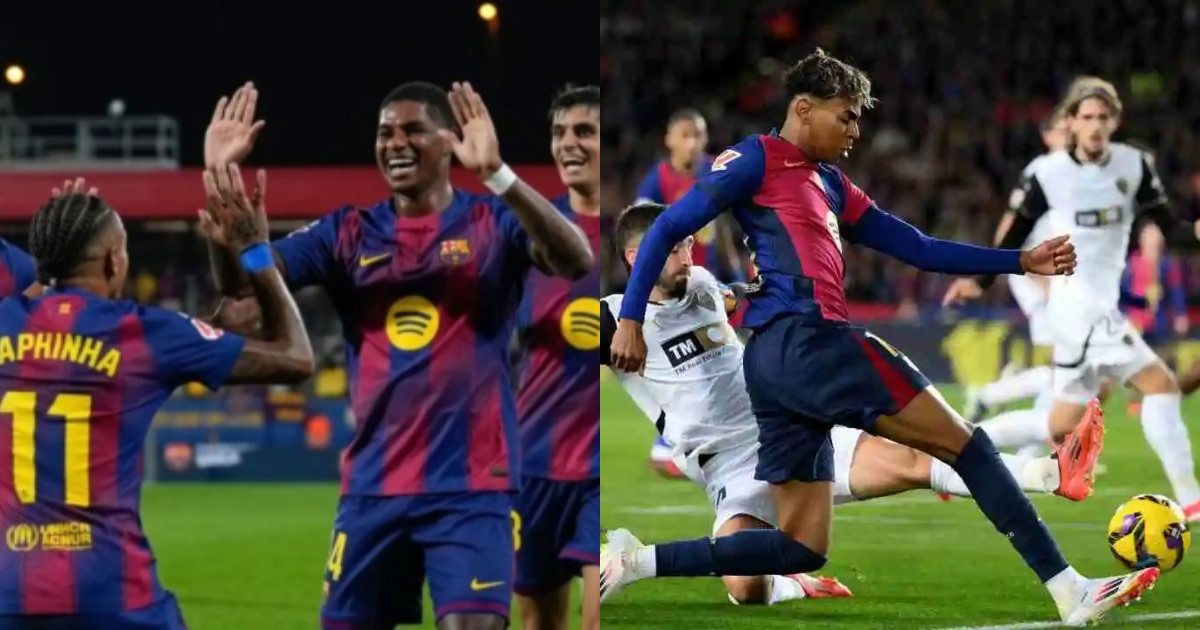 ভ্যালেন্সিয়ার জালে বার্সার গোল উৎসব