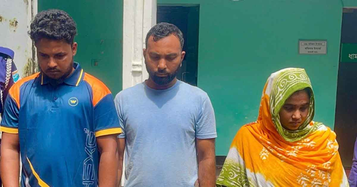 ভারতীয় হেরোইনের ৩১ লাখ টাকার চালানসহ তিন মাদক কারবারি