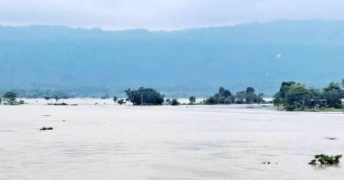 সিলেটে তিন নদীর পানি বিপৎসীমার ওপরে, বন্যার আশঙ্কা