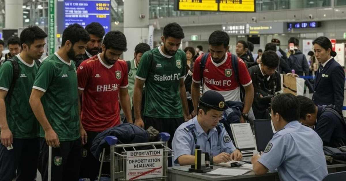 জাপানের বিমানবন্দরে ধরা খেল পাকিস্তানের ‘নকল ফুটবল দল’