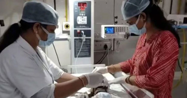 জীবিত কবর দেওয়া সেই নবজাতকের অবস্থা আশঙ্কাজনক