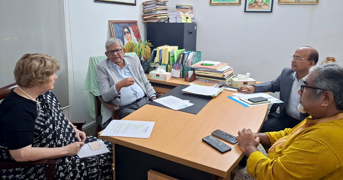 ডেমোক্রেসি ইন্টারন্যাশনালের প্রতিনিধিদলের সঙ্গে মির্জা ফখরুলের সাক্ষাৎ