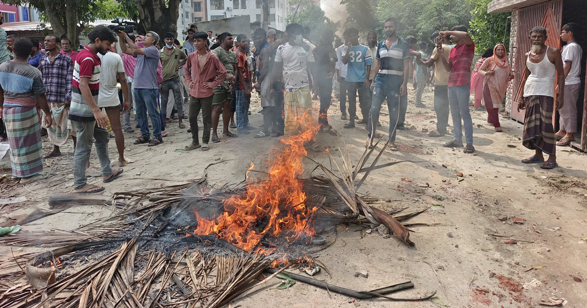 বাস্তহারা কলোনিতে সংঘর্ষের ঘটনায় দুই মামলা