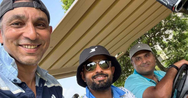 পাকিস্তান দুবাইতে হেরেছে, বাবর খেলছেন গলফ