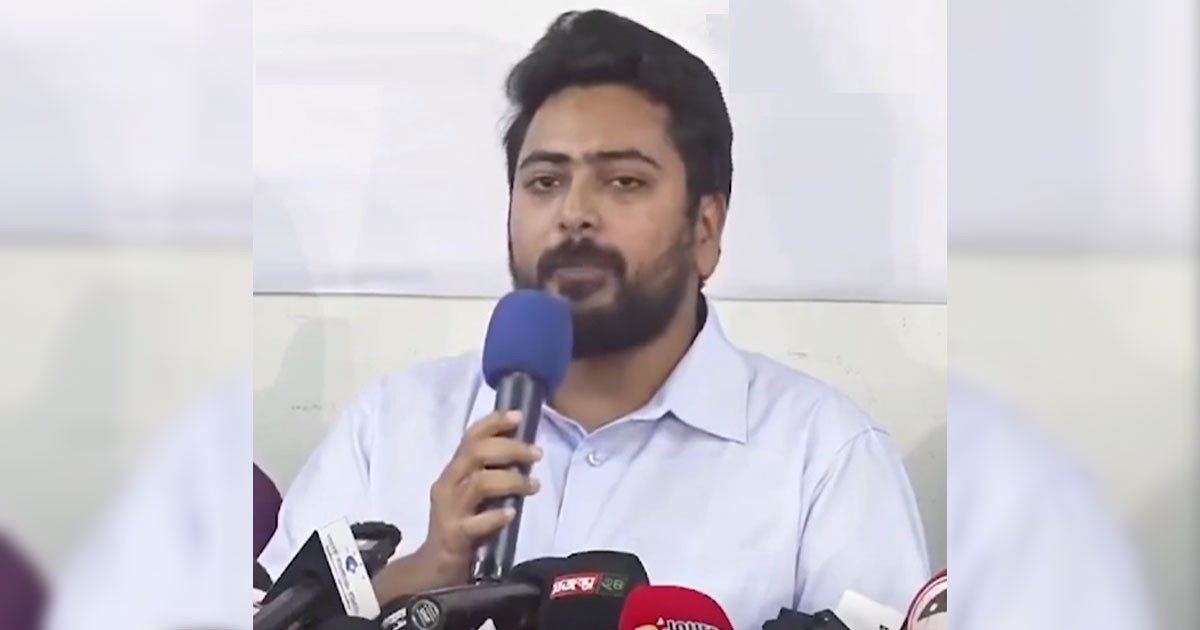 সফরসঙ্গী হওয়া রাজনৈতিক নেতাদের নিরাপত্তার দায়িত্ব ছিল সরকারের: নাহিদ ইসলাম