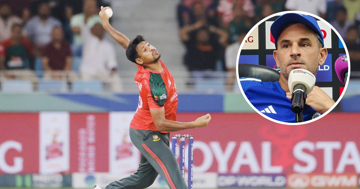 মোস্তাফিজের প্রশংসা করে যা বললেন ভারতীয় কোচ
