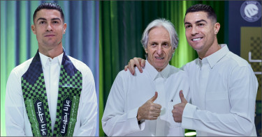 সৌদির ঐতিহ্যবাহী পোশাকে রোনালদো, কুড়ালেন ভালোবাসা