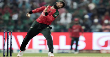 জোরা উইকেট শিকারে ভারতকে দিশেহারা করে তুলেছেন রিশাদ