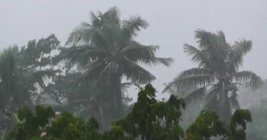 দুপুরের মধ্যে যেসব জেলায় ৬০ কিমি বেগে ঝড়ের আভাস