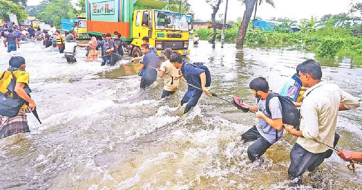 ৭ জেলায় বন্যার আশঙ্কা, সতর্কতা জারি
