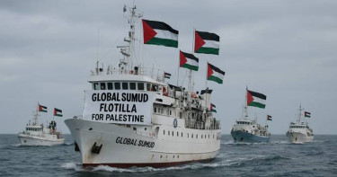 ইসরায়েলি কৌশল ব্যর্থ, নৌ-বাধা এড়িয়ে গেল সুমুদ ফ্লোটিলা