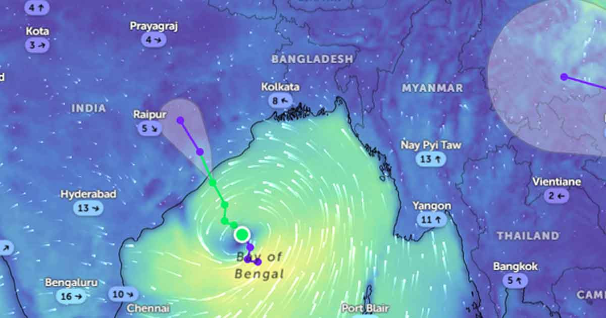 রাতেই উপকূল পাড়ি দিতে পারে গভীর নিম্নচাপ
