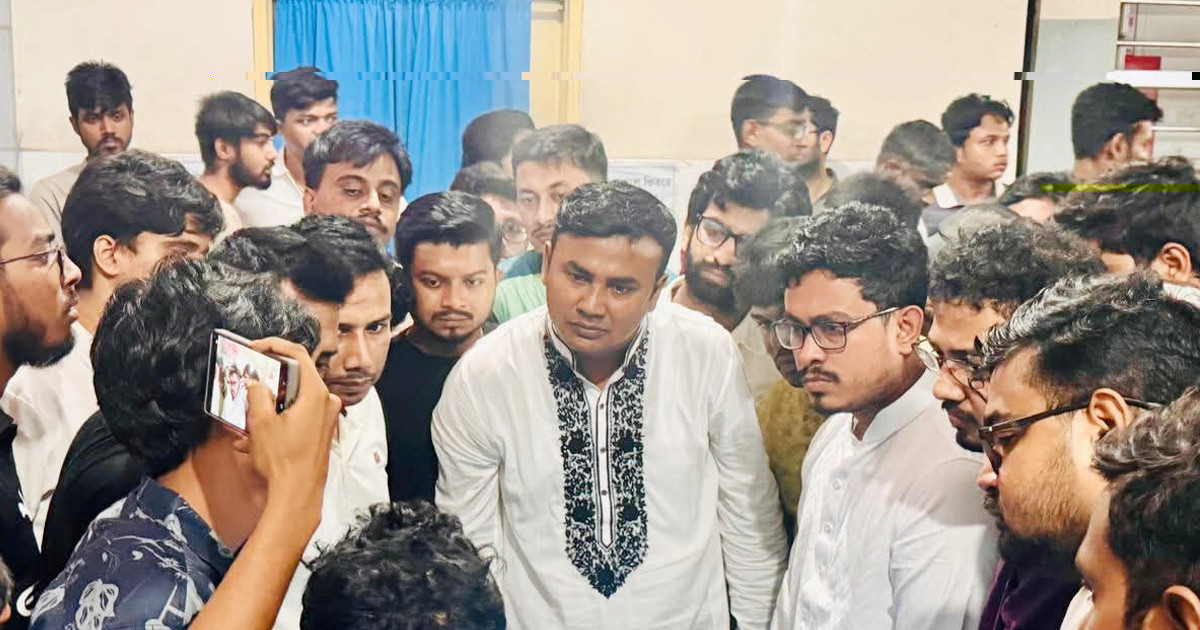 ছাত্রদল নেতার মৃত্যুতে হাসপাতালে ছুটে গেলেন ভিপি সাদিক