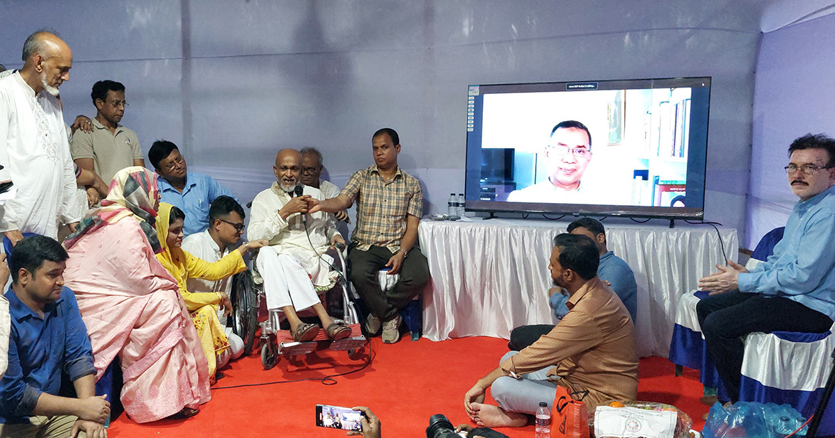 পিরোজপুরের প্রবীণ বিএনপি নেতার ইচ্ছা পূরণ করলেন তারেক রহমান