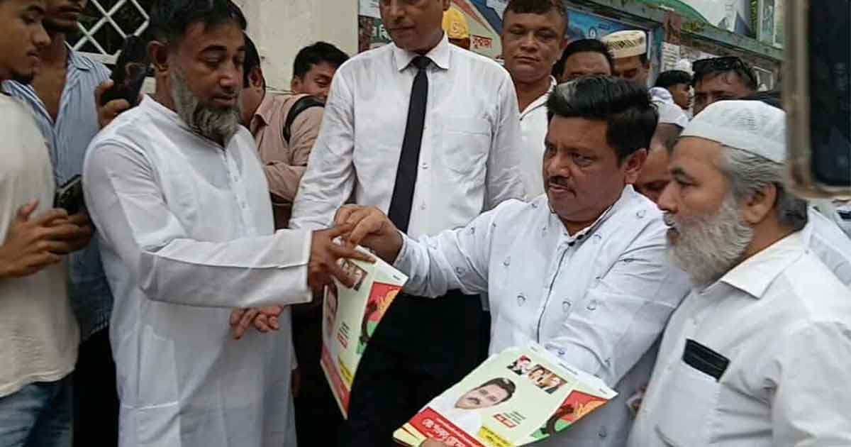 বিএনপির ৩১ দফা নিয়ে গাজীপুরে লিফলেট বিতরণ ও গণসংযোগ