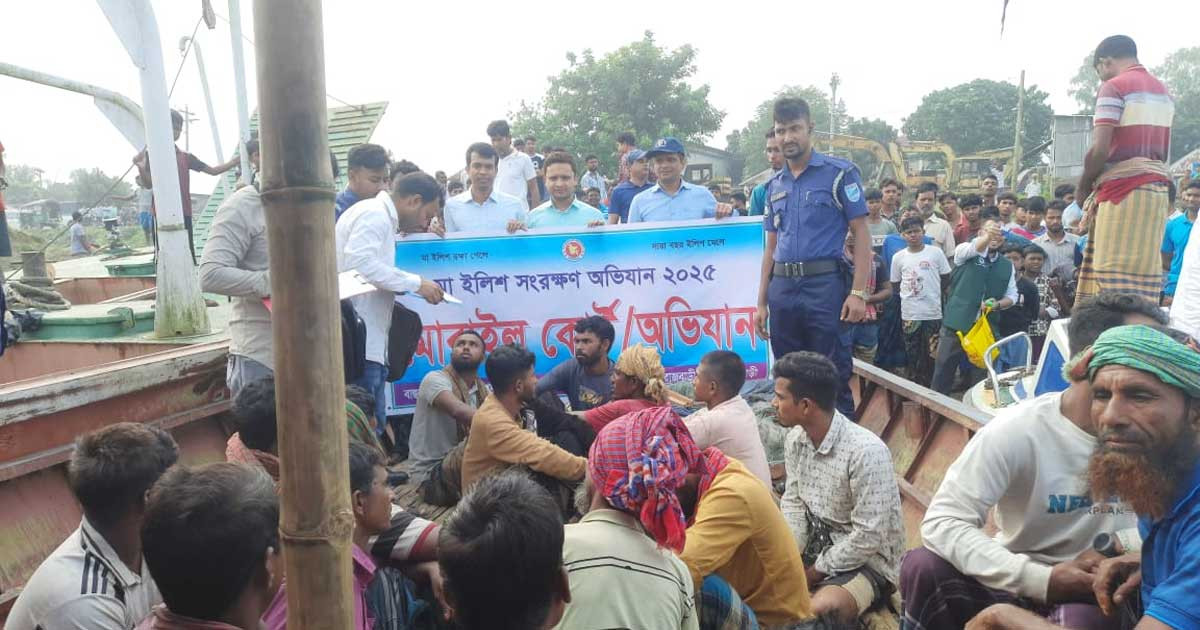 নিষেধাজ্ঞা অমান্য করে ইলিশ শিকার, ১৬ জেলেকে কারাদণ্ড