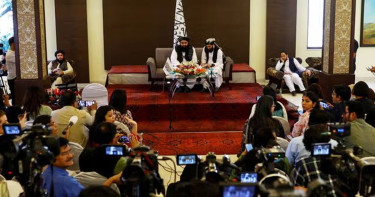 দিল্লিতে এবার নারীদের নিয়েই সংবাদ সম্মেলন করলেন আফগান মন্ত্রী