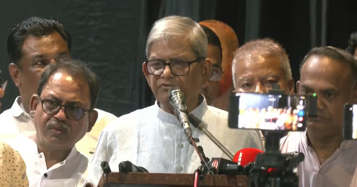 কঠিন পরীক্ষা সামনে: মির্জা ফখরুল