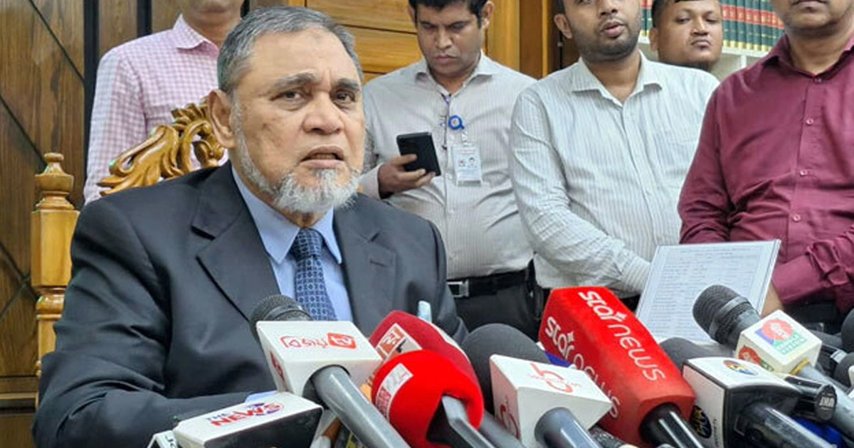 ডিসেম্বরের প্রথমার্ধে নির্বাচনের তফসিল ঘোষণা: সিইসি