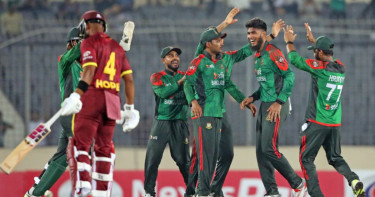 রিশাদের ঘূর্ণিতে হাসলো বাংলাদেশ