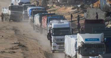 গাজায় ত্রাণ প্রবেশের অনুমতি বাতিল করলো ইসরায়েল