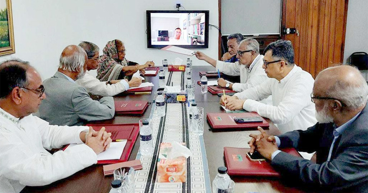 তারেক রহমানের সভাপতিত্বে চলছে বিএনপির স্থায়ী কমিটির বৈঠক