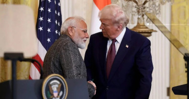 মোদিকে নিয়ে দ্বিতীয়বার একই দাবি ট্রাম্পের, দিলেন হুঁশিয়ারি