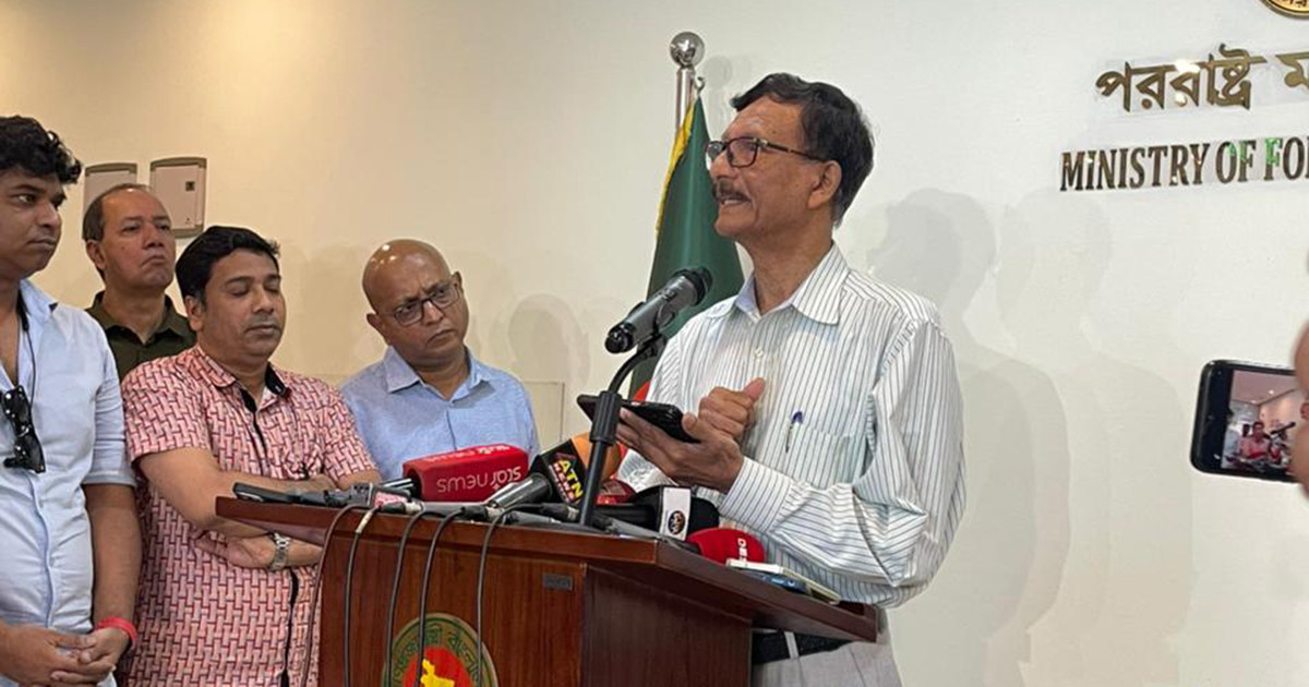 ভারতের সঙ্গে কেবল একটি চুক্তি বাতিল, ভাইরাল তালিকা সঠিক নয়: পররাষ্ট্র উপদেষ্টা