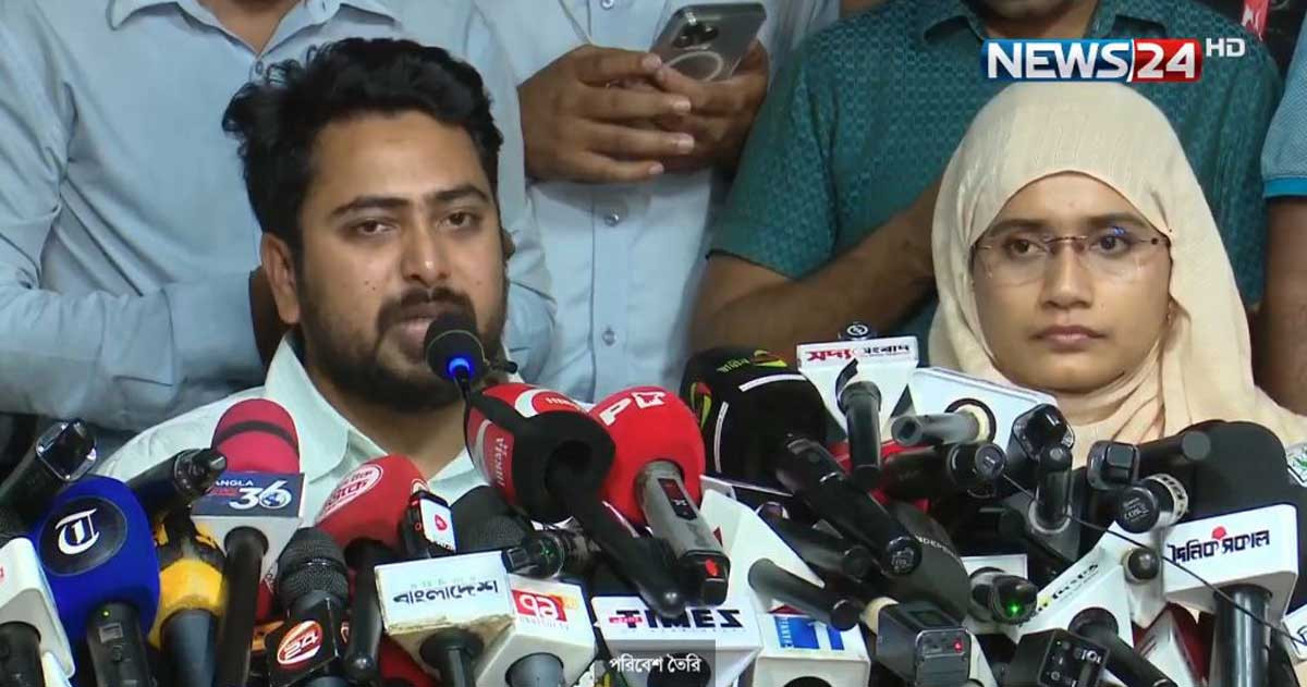 প্রধান উপদেষ্টার সঙ্গে বৈঠক শেষে যা বললেন নাহিদ ইসলাম