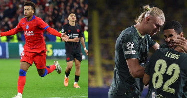 পিএসজির গোল বন্যা, হলান্ডের রেকর্ডের রাত