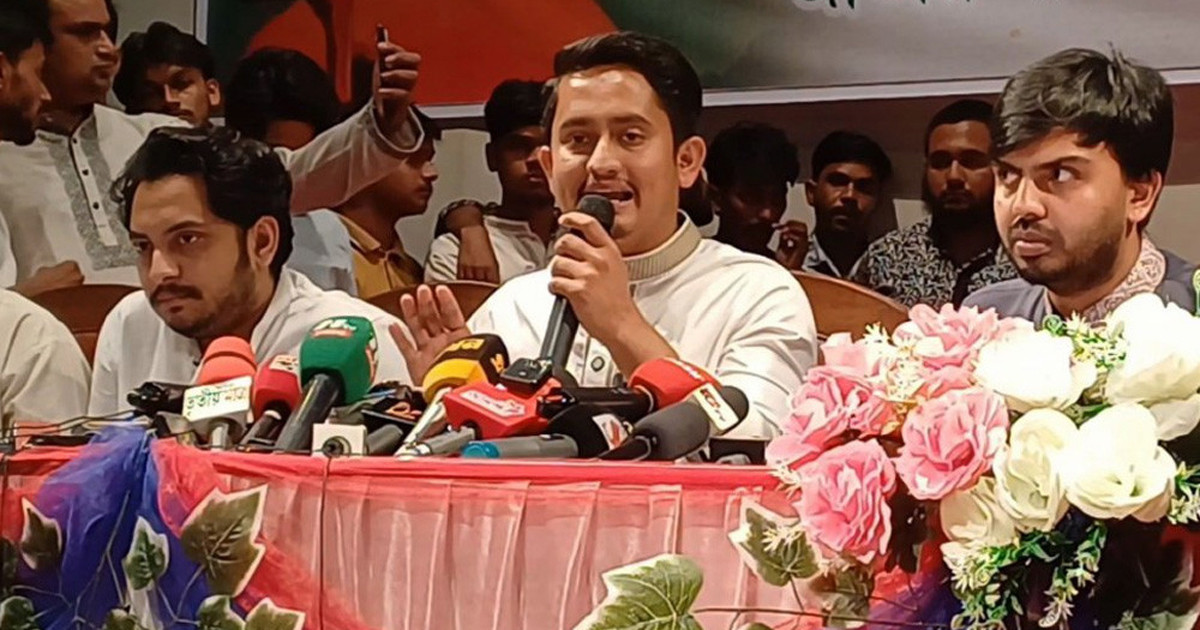 জুলাই সনদ প্রশ্নে এনসিপি আপসহীন: সারজিস
