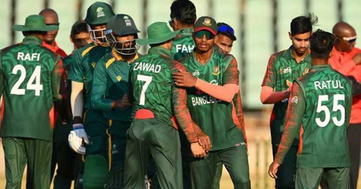 আফগানিস্তান সিরিজের জন্য বাংলাদেশের যুব দল ঘোষণা