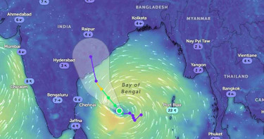 বঙ্গোপসাগরে শক্তি বাড়াচ্ছে ‘মন্থা’, বাতাসের গতিবেগ ৬০ কিমি