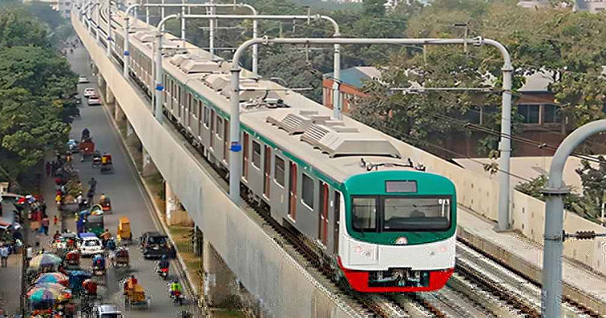 ফার্মগেটের কাছে ‘কম্পন’, আগারগাঁও–শাহবাগ অংশে মেট্রোরেল চলাচল বন্ধ