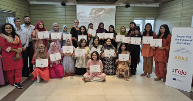 এজাইল ওয়ার্কশপে নেতৃত্ব প্রশিক্ষণ পেলেন সাংবাদিকতার ২০ ছাত্রী