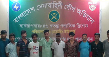 রাজধানীতে কিশোর গ্যাং ‘পাটালি গ্রুপের ১০ সদস্য আটক