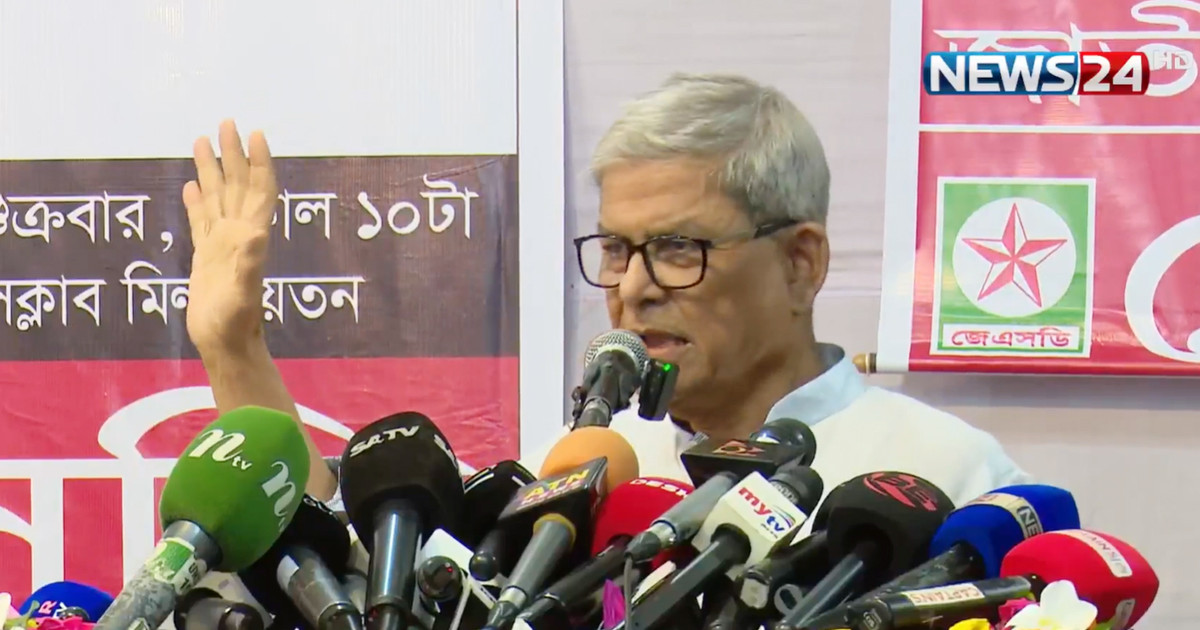 নির্বাচনের আগে গণভোট করার কোনো সুযোগ এখন আর নেই: মির্জা ফখরুল