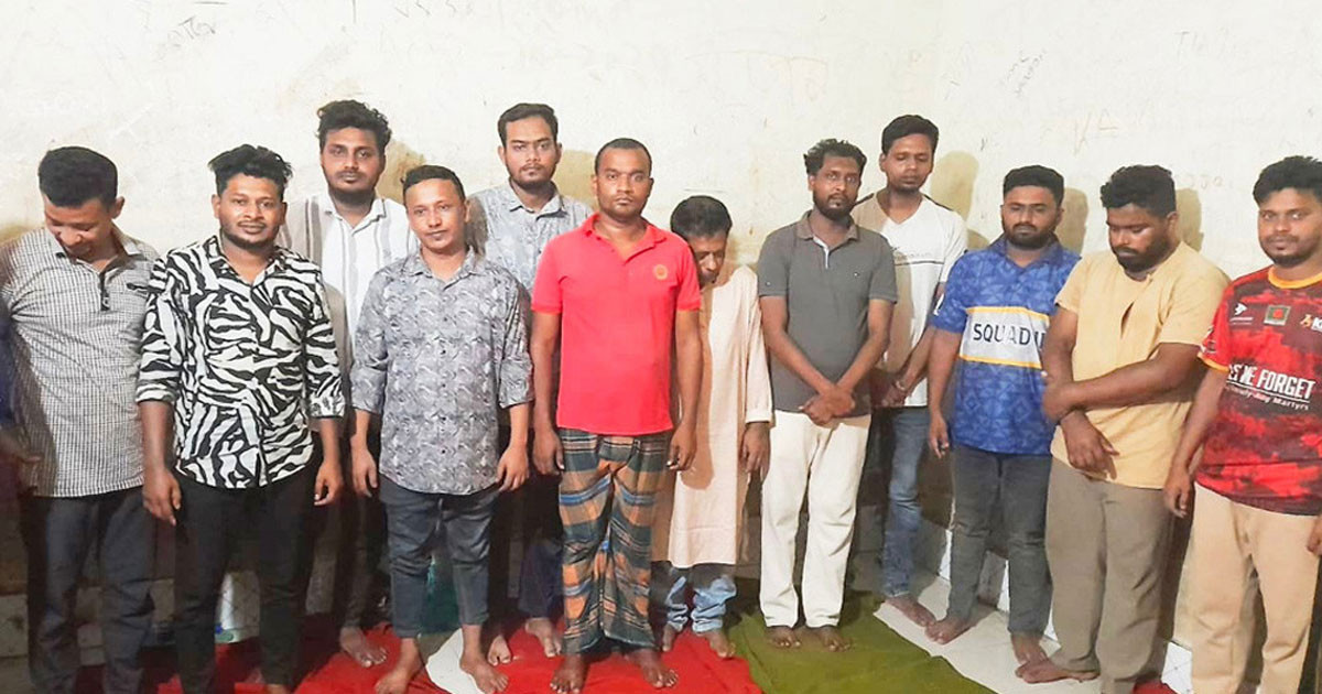 কুমিল্লায় নিষিদ্ধ ছাত্রলীগ-যুবলীগের ১২ নেতাকর্মী গ্রেপ্তার