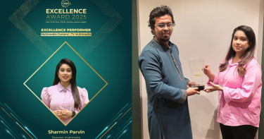 ডিজিটাল মিডিয়া এক্সিলেন্স অ্যাওয়ার্ড পেলেন নিউজ টোয়েন্টিফোর ডিজিটালের শারমিন পারভীন