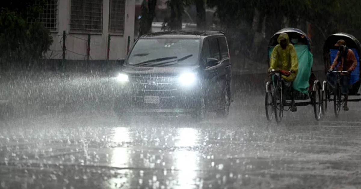 পাঁচ বিভাগে ভারী বৃষ্টির আভাস