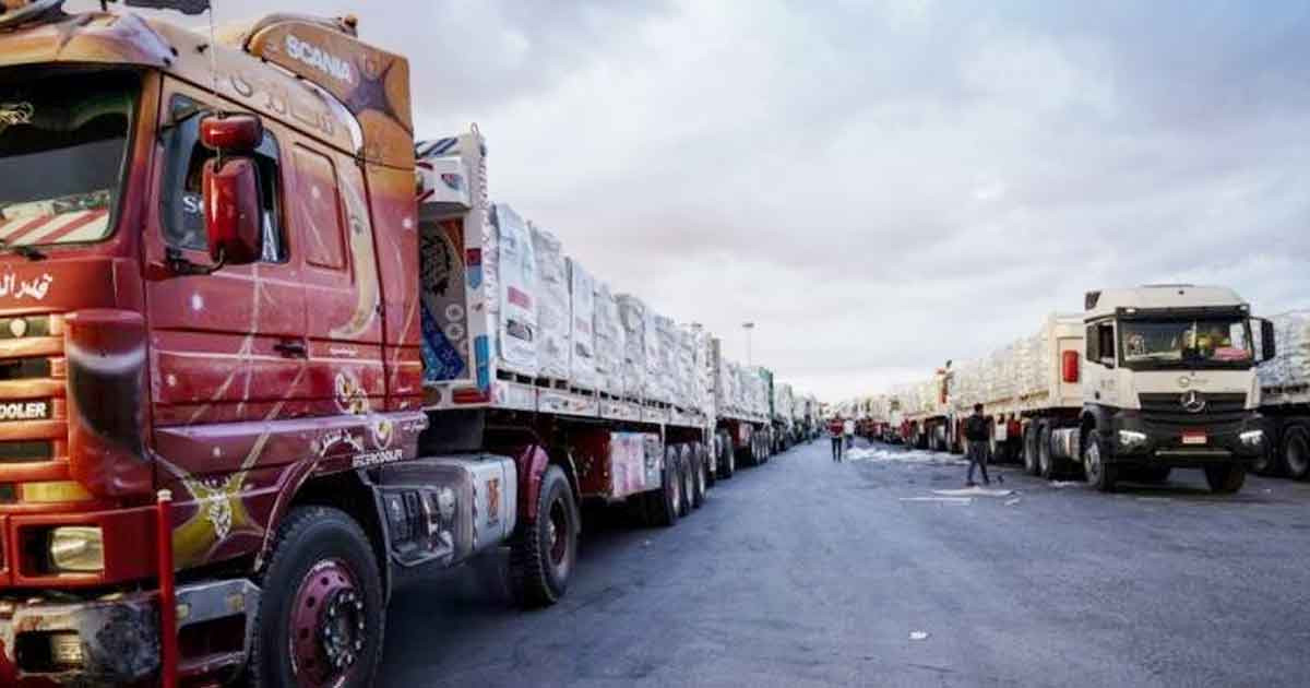 ত্রাণের ৭৫ শতাংশই আটকে রেখেছে ইসরায়েল